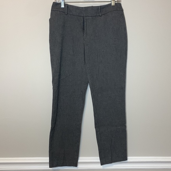 Gray stretch ankle pants - Picture 1 of 8